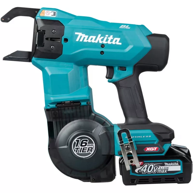 Amarrador de armaduras a bateria Makita TR001GZ XGT 40V Max (preto/azul, ferramenta sem bateria)