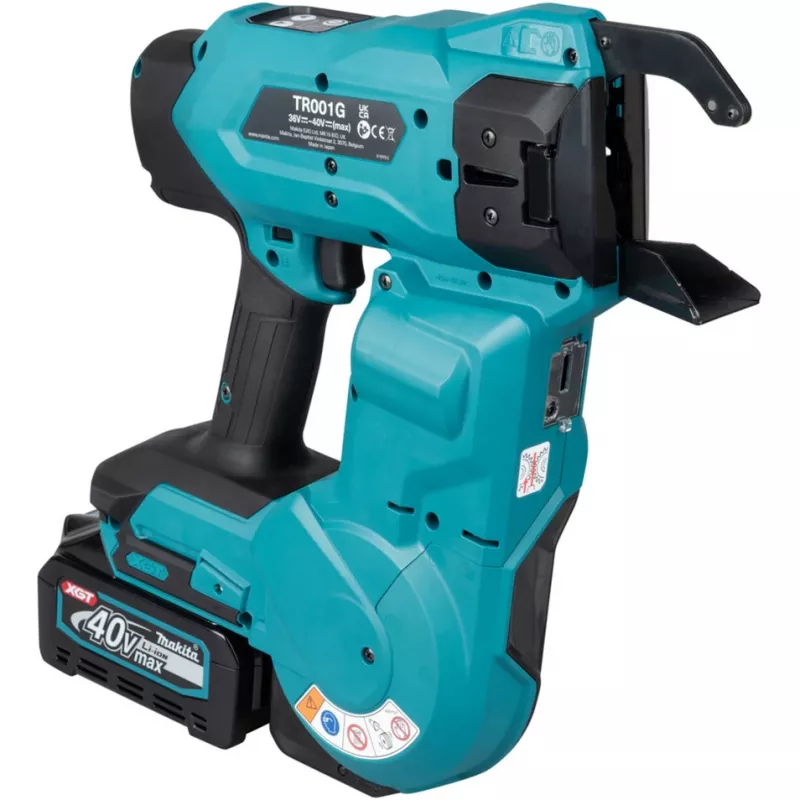 Amarrador de armaduras a bateria Makita TR001GZ XGT 40V Max (preto/azul, ferramenta sem bateria)