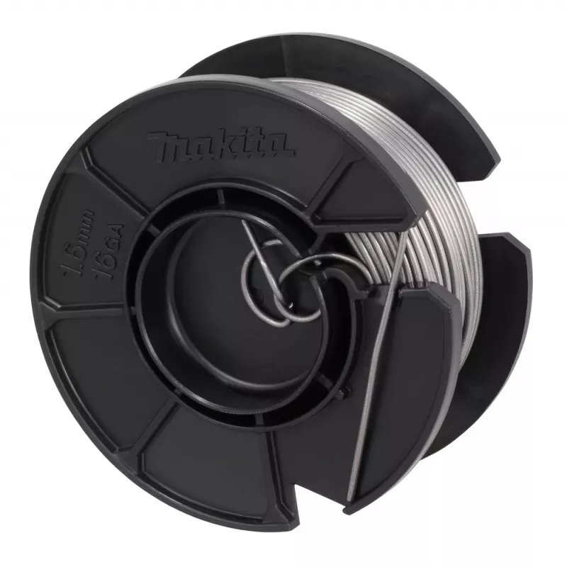 Arame de ligação nu Makita 1915N0-0 para ligações de armaduras 1,6 mm x 30,0 m, 32 unid.