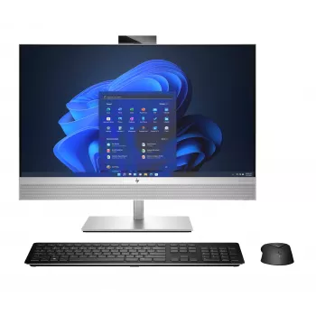 HP EliteOne 870 G9 All-in-One PC, 27 polegadas QHD, Intel Core i7-14700, 32 GB RAM, 1 TB SSD, Intel UHD Graphics, Windows 11 Pro, Prateado