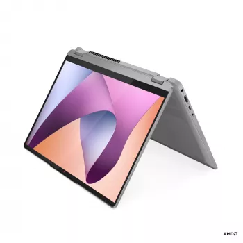 Lenovo IdeaPad Flex 5 14 polegadas 2-em-1 Portátil, AMD Ryzen 5 7430U, 16GB RAM, 512GB SSD, Windows 11 Home, Ecrã tátil, Cinzento