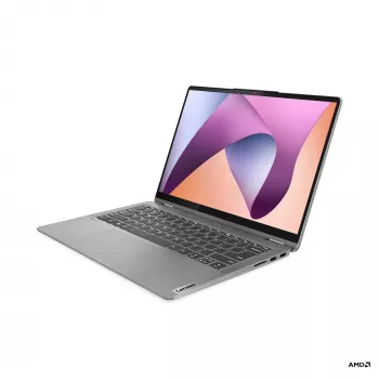 Lenovo IdeaPad Flex 5 14 polegadas 2-em-1 Portátil, AMD Ryzen 5 7430U, 16GB RAM, 512GB SSD, Windows 11 Home, Ecrã tátil, Cinzento