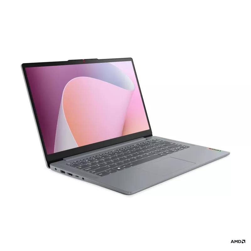 Lenovo IdeaPad Slim 3 14AMN8 82XN Portátil 14 inch Full HD, AMD Ryzen 3 7320U, 8 GB RAM, 128 GB SSD, AMD Radeon 610M, Windows 11 Home, cinzento ártico