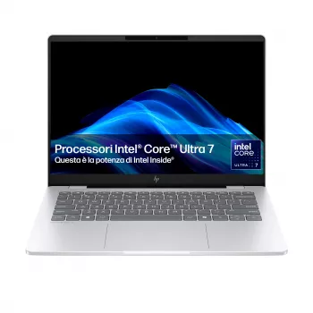 HP OmniBook 7 AI 14-fr0002nw - Ultra 7 255U | 14 polegadas 2.8K OLED | 16GB | 512GB | Win11 Pro | Glacier Silver