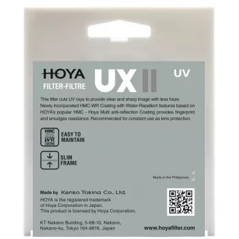Filtro Hoya UX II UV 58 mm