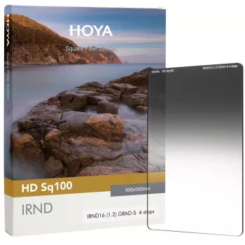 Filtro de Densidade Neutra Graduado Hoya HD Square IRND16 100x100mm