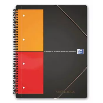 ELBA Organiser Book - 80 folhas - Preto - A4 - Encadernação em Espiral - 245 mm - 310 mm