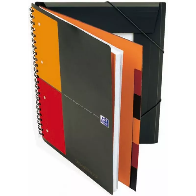 ELBA Organiser Book - 80 folhas - Preto - A4 - Encadernação em Espiral - 245 mm - 310 mm