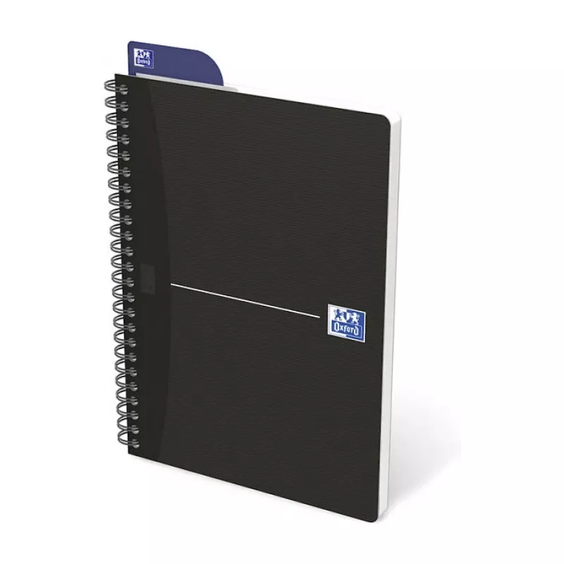 Oxford Office Essentials Caderno A5 pautado 96 páginas capa mate cor de laranja 90 g/m²