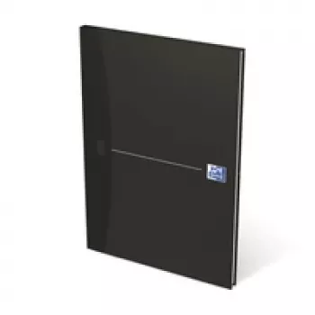 Oxford 100105183 Caderno A4, pautado, 192 páginas, Preto