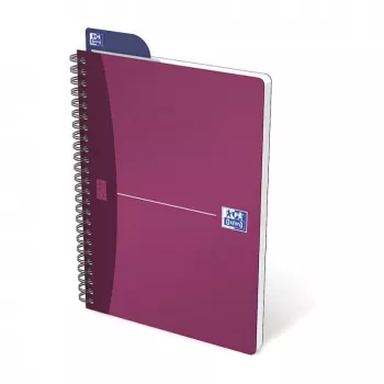 ELBA Oxford Office Caderno A5 Encadernação em Espiral 90 folhas Cinzento