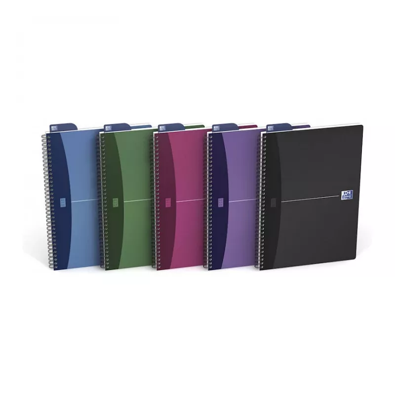 ELBA 100101918 Separador A4 90 folhas Azul Verde Cinzento Rosa Violeta