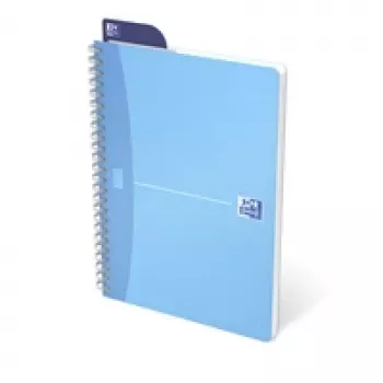 Oxford Office Essentials Caderno A5 pautado - 90 g/m² - 180 páginas - acabamento mate - várias cores