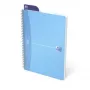 Oxford Office Essentials Caderno A5 pautado - 90 g/m² - 180 páginas - acabamento mate - várias cores