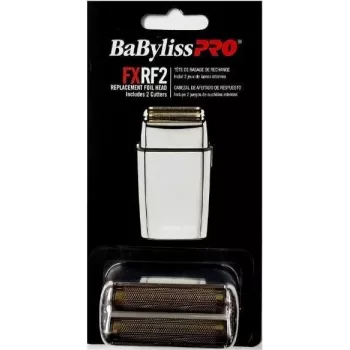 BaBylissPRO FXFS2 Conjunto de lâminas de substituição e lâmina de corte para máquina de barbear de folha dupla FOILFX02 - prateado