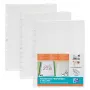 6 capas de documentos Oxford A4 transparentes antirreflexo 0,20 mm