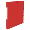Caixa de documentos Oxford TOP FILE+ A4 2,5 cm vermelho