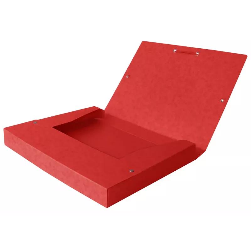 Caixa de documentos Oxford TOP FILE+ A4 2,5 cm vermelho