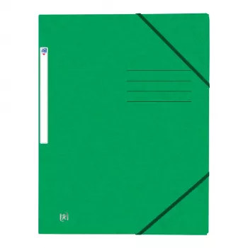 Pasta com elástico nos cantos Oxford TOP FILE+ A4 verde - material de escritório