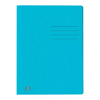 Pasta de arquivo Oxford TOP FILE+ A4 cartão 390 g/m² aqua com mecanismo metálico