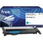 Freecolor Toner compatível HP W2071A ciano com chip 1000 páginas