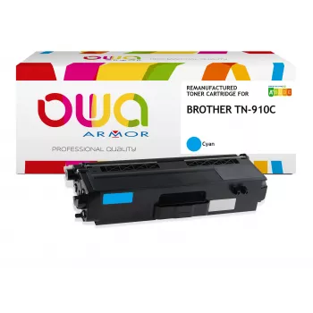 ARMOR OWA Tinteiro compatível com Brother TN-910C ciano (9.000 páginas)
