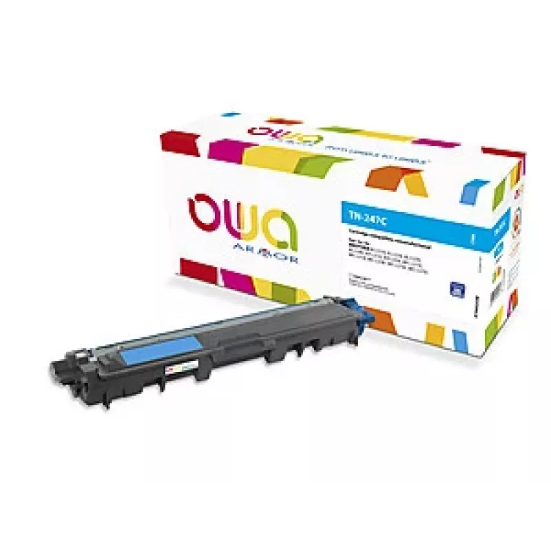 ARMOR OWA Tinteiro compatível Brother TN-247C ciano 2.300 páginas com chip