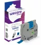 Armor K80051W4 Fita de etiquetas compatível preto sobre azul para Brother TZE-531 12mm x 8m PET laminado