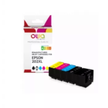 ARMOR OWA Tinteiro multipack compatível com Epson 202XL BK PBK CMY (K10609OW)