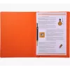 Exacompta Quick Binder A4 laranja Colorspan cartão 355 g/m² pernas metálicas flexíveis