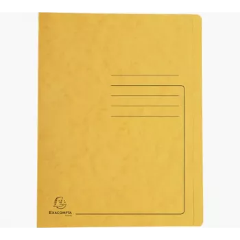 Exacompta Colorspan capa de relatório A4 amarelo 355 g/m² cartão fixação flexível
