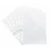 Exacompta Forever capas perfuradas A5 pack de 50 transparente gofrado 0,06 mm