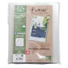 Exacompta Forever capas perfuradas A5 pack de 50 transparente gofrado 0,06 mm