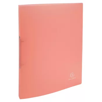 Exacompta Chromaline Pastel dossier de argolas 2 argolas vermelho-coral 4,0 cm DIN A4