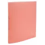 Exacompta Chromaline Pastel dossier de argolas 2 argolas vermelho-coral 4,0 cm DIN A4