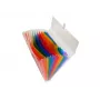 Exacompta Crystal ficheiro de expansão - 13 divisórias - A4 - transparente
