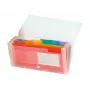 Exacompta Crystal organizador de documentos - 7 divisórias - A4 - transparente