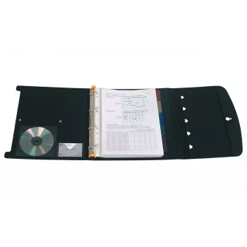 Exacompta 56034E dossier de anilhas A4 preto 30 mm de lombada 2 anilhas 1 unid.