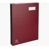 Exacompta 57025E Pasta de assinaturas A4, vermelho