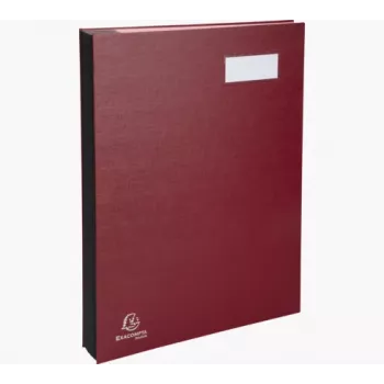 Exacompta 57025E livro de assinaturas A4, vermelho