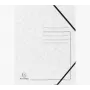 Exacompta pasta com elástico A4 branca Colorspan 355g/m² sem abas