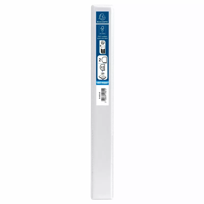 Exacompta dossier de anilhas de apresentação A4 Maxi branco 2 anilhas D 8700292