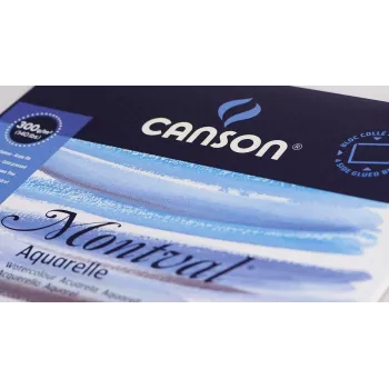 Bloco de aguarela Canson Montval 30 x 40 cm