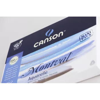 Bloco de aguarela Canson Montval 24 x 32 cm