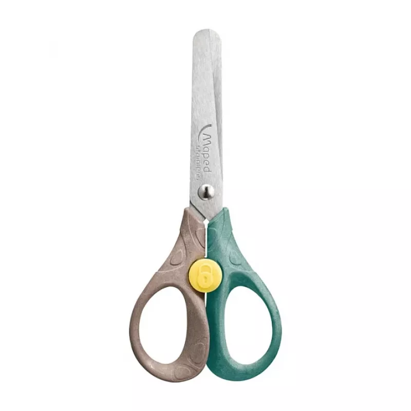 Tesoura de segurança Maped Smiling Planet 13 cm, cores sortidas