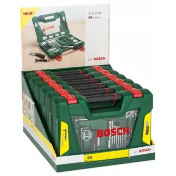 Conjunto de brocas e bits Bosch V-Line 68 peças