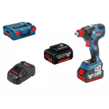 Chave de impacto sem fio Bosch GDX 18V-200 C Professional 18V 2 baterias incluídas