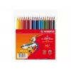 Lápis de cor STABILO Trio, 4,2 mm, cores sortidas, 18 unidades