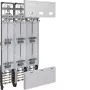 Painel completo Hager univers Z 6 lugares de contador trifásico 63A 1350mm ZL53X8T