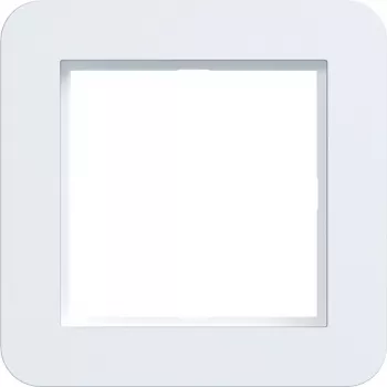 Moldura de cobertura HAGER WAD7100WM 1 módulo C.1 branco luz mate